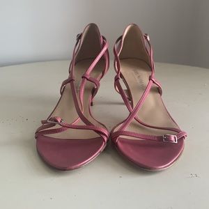 Bruno Magli Strappy Pumps in Pink/Mauve